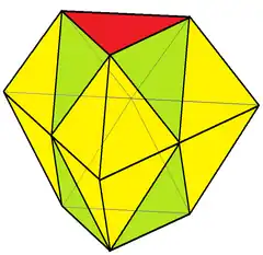 Bipirámide triangular truncada triangulada