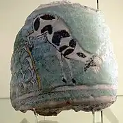 Vasija decorada con ibix ca. 700&nbsp;a.&nbsp;C.