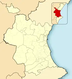 Liria ubicada en Provincia de Valencia