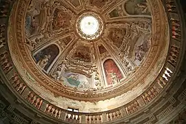 Cúpula interior de villa Capra