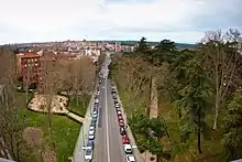 Vista hacia el oeste desde el viaducto 2017