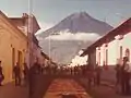 Volcán de Agua visto desde Antigua Guatemala