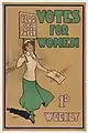 Póster Votos para mujeres (1903 en adelante) por Hilda Dallas