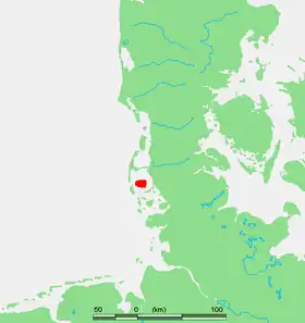 Localización de Föhr.