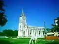 Iglesia de la hacienda Xcunyá.