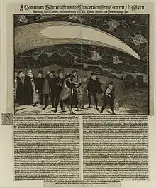 Gran Cometa de 1577, Praga, 12 de noviembre de 1577.