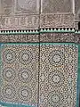 Teselados: mosaicos zellige en la Madrasa de Bou Inania, Fez (Marruecos)