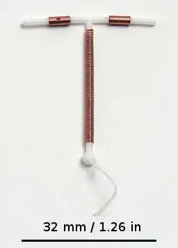 IUD with scale